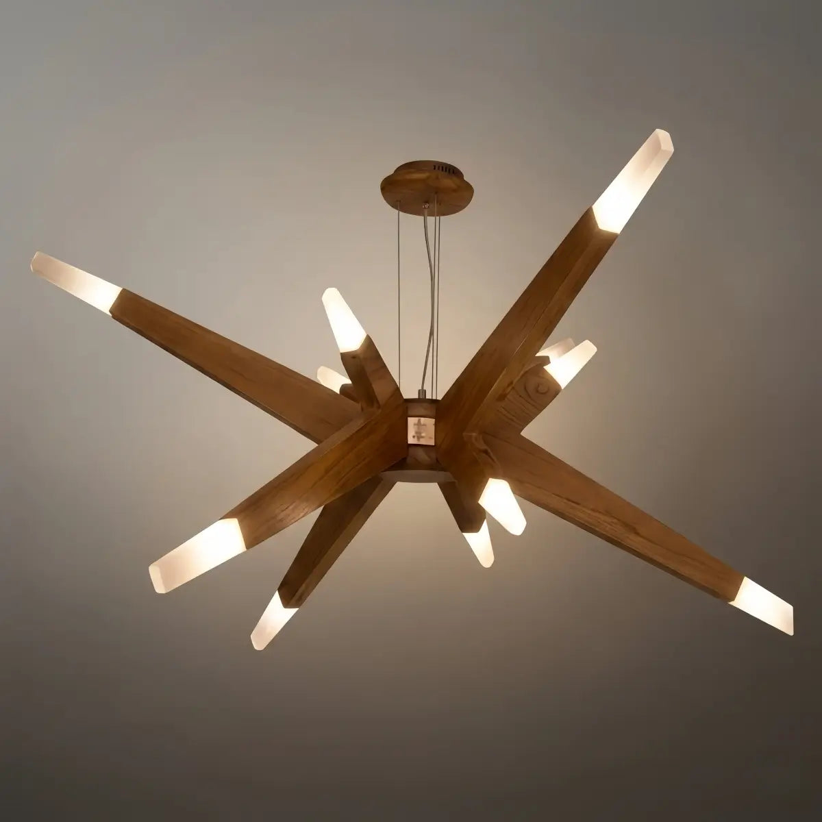 Zenno Designer Handmade Branch Wood Pendant Light - Natural